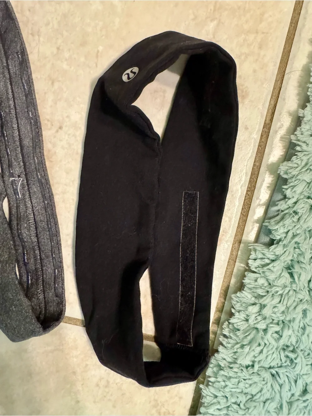 Lululemon Headband Bundle Lot of 3 Grip Running Yoga Black Gray Blue